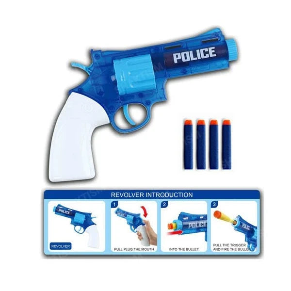 Soldier 2 in 1 Soft Darts and water shooting Gun (Random Color) (648-38)