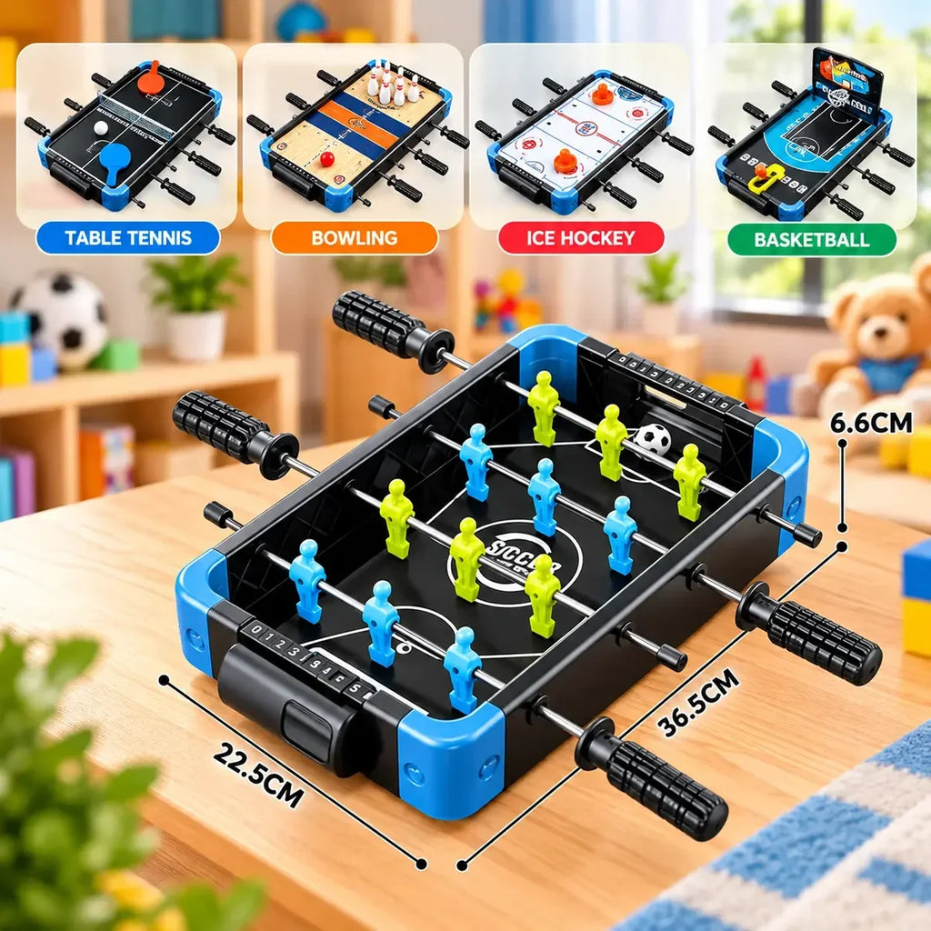 5-in-1 Multiplayer Games with Football Basketball & Table Tennis (962-5)