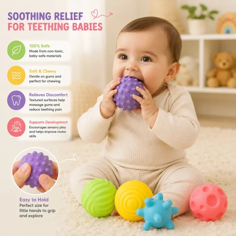 Baby Soft Squeeze Balls For Kids (KM231)