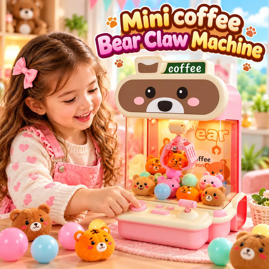 Mini Coffee Bear Claw Machine for Kids (LC-002)